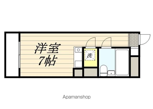 ダイナコート新原 102 ｜ 福岡県福岡市南区井尻３丁目17-36（賃貸マンション1R・1階・17.35㎡） その2