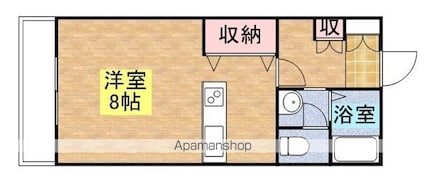 コーポナガイＣ[1K/28.21m2]の間取図