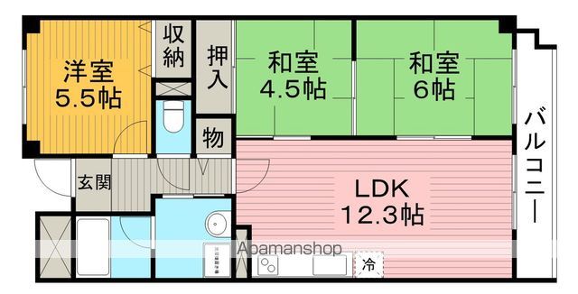 ユマン蛍苑の間取り写真