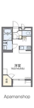 レオパレスフトゥーロ[1K/31.05m2]の間取図