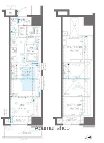 【ＺＯＯＭ新宿御苑前の間取り】