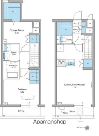 ルフォンリヴェント杉並永福の間取り
