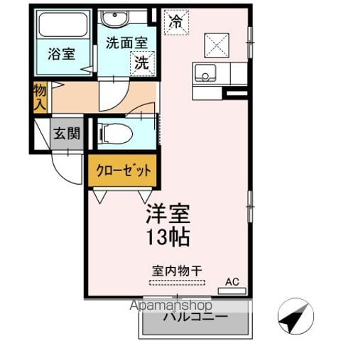 サニーフラットの間取り写真