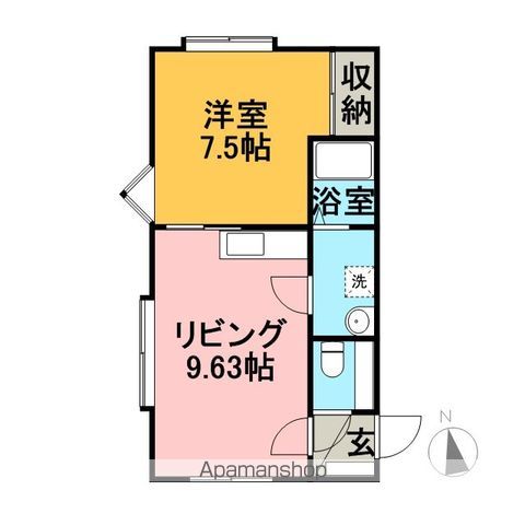 HILLS−Aの間取り写真