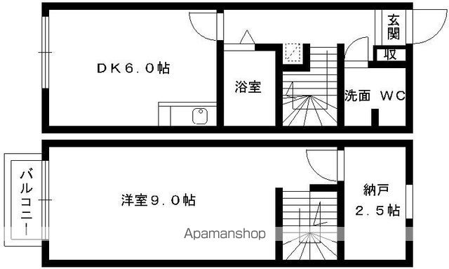 【ＣＡＳＡＪＲ箱崎Ⅱの間取り】