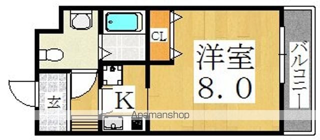 レグルス阿倍野の間取り写真