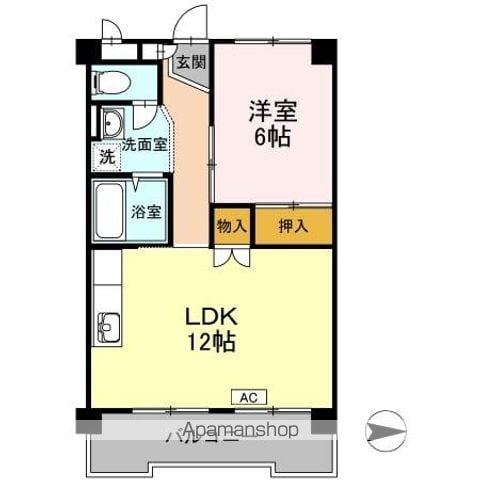 長瀬マンション I棟の間取り写真