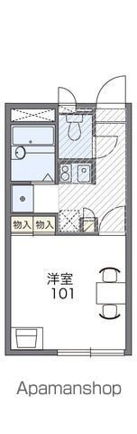 レオパレスマ メゾンの間取り写真