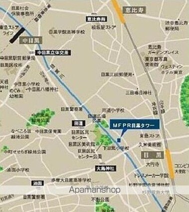 ＭＦＰＲ目黒タワー[1LDK/44.64m2]の配置図