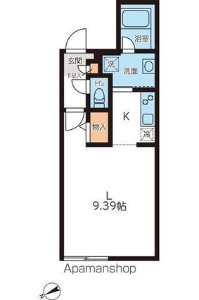 ＰＡＳＥＯ新宿[1R/30.32m2]の間取図