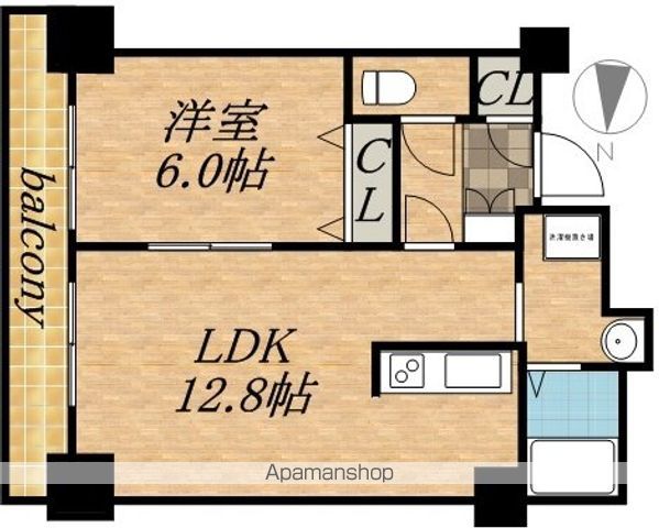 ティアラタワー中島倶楽部の間取り写真