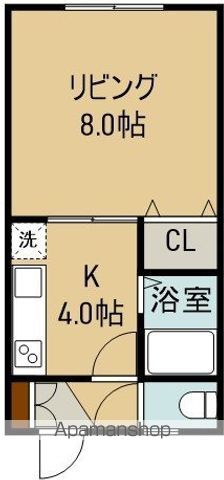 クリア北浜の間取り写真