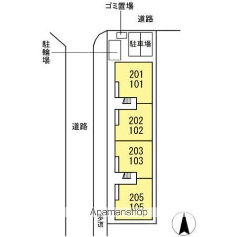 エスポワール　白鳥 101 ｜ 東京都葛飾区白鳥４丁目6-5（賃貸アパート2LDK・1階・51.36㎡） その12