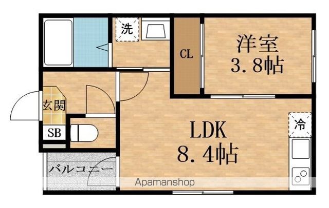 HARMONY TERRACE鶴見緑地の間取り写真