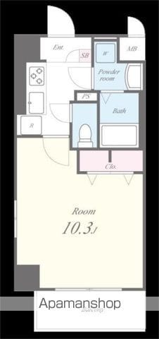 【ＰＡＳＳＡＧＥ　ＤＯＵＩＬＬＥ（パサージュ　ドゥイエ）の間取り】