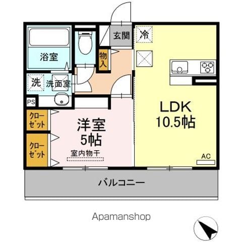 エスポワールヴィラ Aの間取り写真