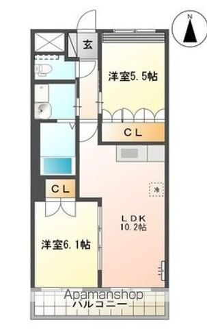 コンフォールヴィレッジの間取り写真