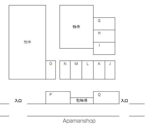 和歌山県和歌山市福島[2DK/37.26m2]の配置図