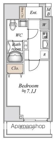 BANDOUBASHIRENTALAPARTMENTの間取り写真