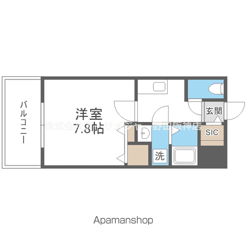 LIVE FLAT TSUKAMOTOの間取り写真