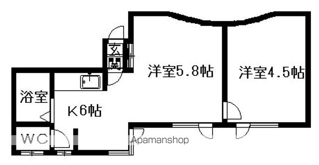 アーブ円山の間取り写真