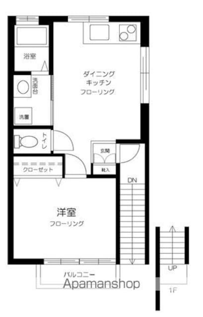 Ｍａｉｓｏｎ　ＫＵＲＡ[1LDK/32.1m2]の間取図