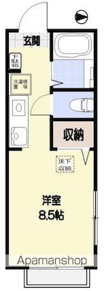 メゾンＴＨ[1R/19.25m2]の間取図