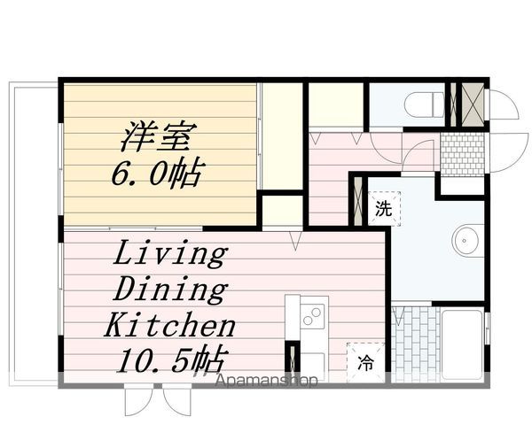 薬円台壱番館 Aの間取り写真