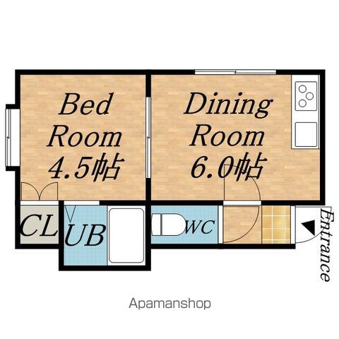 MAPLEHILLS南郷の間取り写真