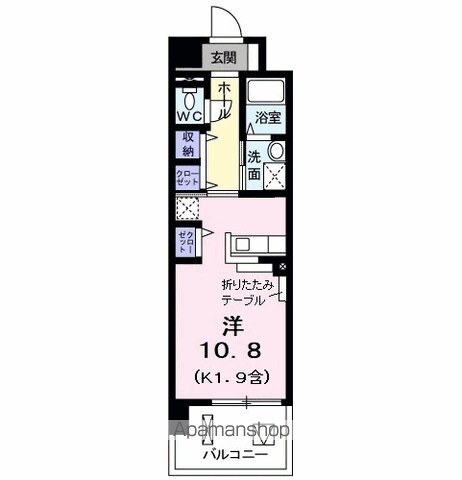 昭島コートエレガンスＦの間取り