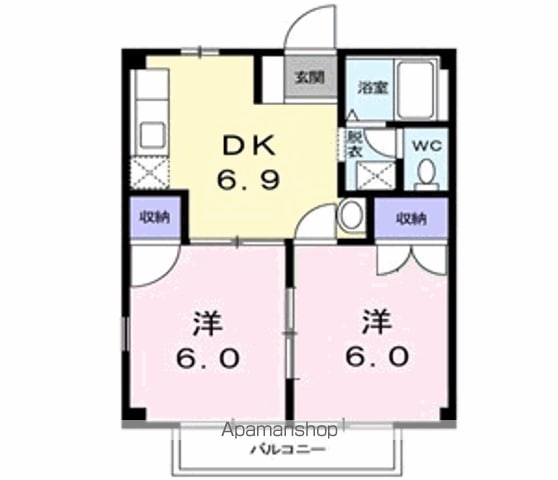 シェランジュの間取り写真