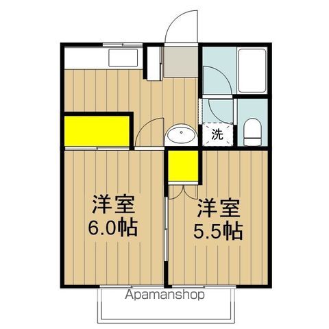 コーポネモトの間取り写真