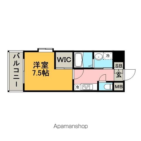 エンクレスト祇園の間取り写真