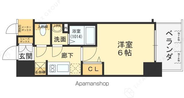 レオンコンフォート京橋EASTの間取り写真