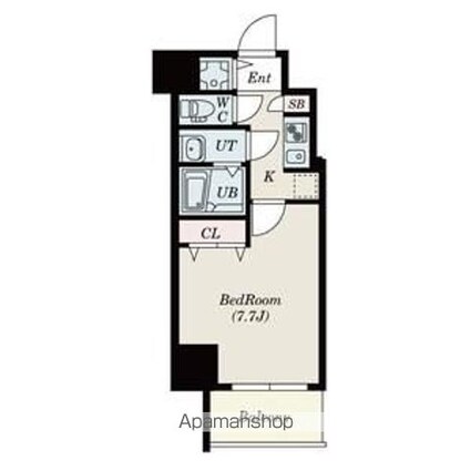 ＳーＲＥＳＩＤＥＮＣＥ緑橋駅前[1K/25.17m2]の間取図
