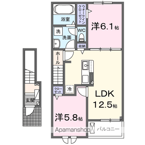 【ネオブライツⅠの間取り】