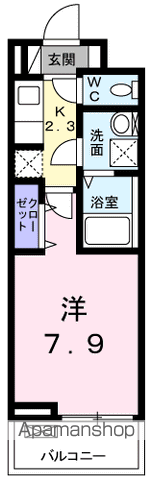 【あきる野市小川のアパートの間取り】