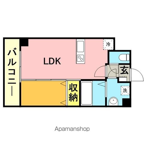 アクアシティ日赤通りの間取り