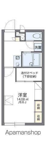 和歌山市三葛のアパートの間取り