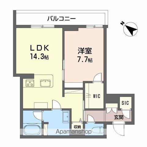 シャーメゾンプレミア鹿児島駅前の間取り写真
