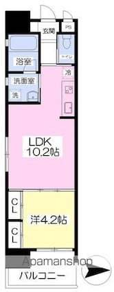 パークプレイス[1LDK/34.45m2]の間取図
