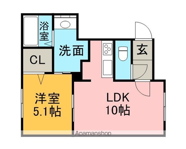 グランメール北40条Aの間取り写真