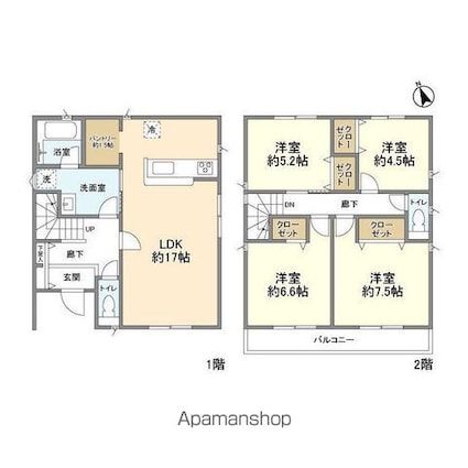 Ｋｏｌｅｔ四街道０５[4LDK/100.23m2]の間取図