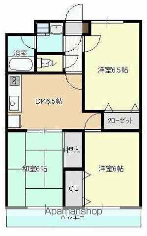 サンスクエア住吉の間取り写真
