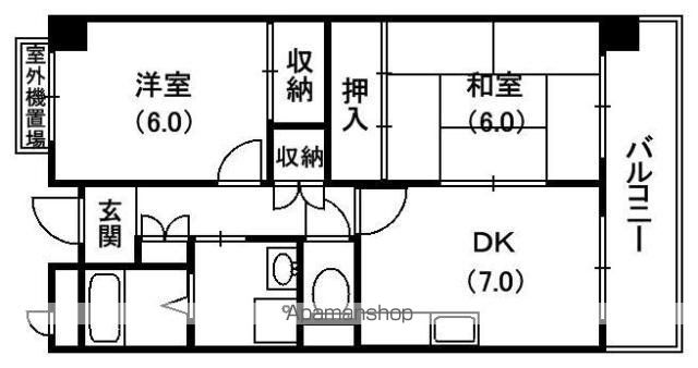 アドラブール古川橋の間取り写真