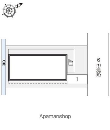 レオパレス美希ＨＯＵＳＥ[1K/23.18m2]の配置図