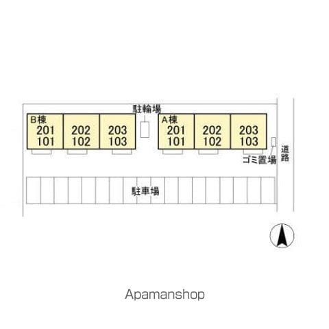 エル・ドラード　Ｂ 103 ｜ 千葉県千葉市稲毛区山王町404-3（賃貸アパート2LDK・1階・52.39㎡） その21