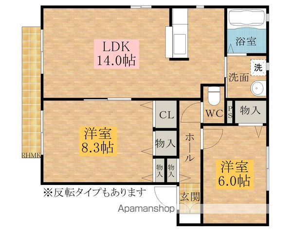 記念石台の間取り写真