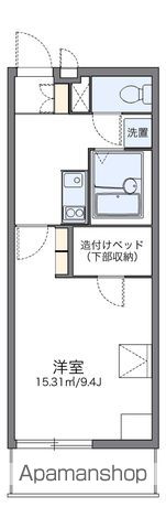 レオパレスビューテラス草内の間取り写真