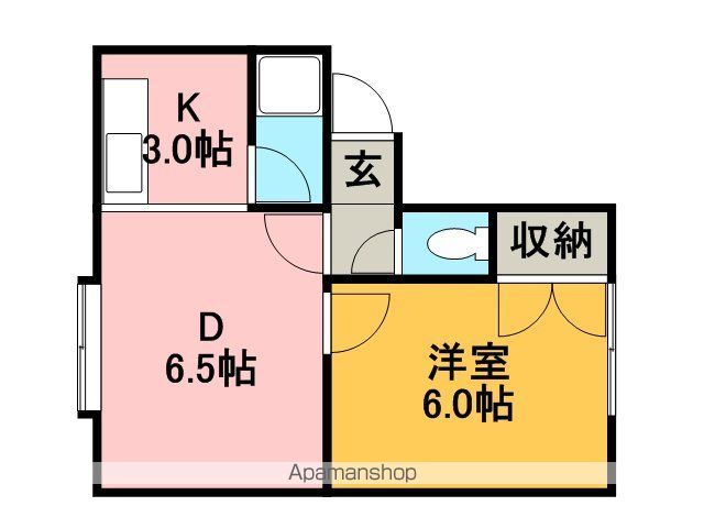 グリーンヴィレッジ富丘の間取り写真
